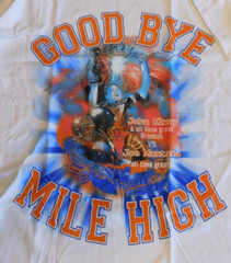 Goodbye Mile High Stadium T-Shirt 32″ chest Small NOS Deadstock USA Screenprint