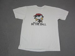 Vintage Caddyshack Shirt Mens Large L White Be The Ball Golf 90s Murray Bros