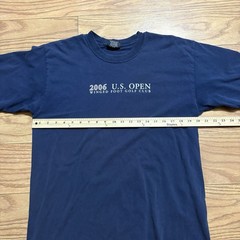 2006 U.S. Open Winged Foot Golf Club Shirt MV Sport Large Navy Double Sided