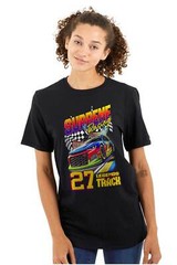 Supreme Racing 27 Legends Track Racecars Mens Casual Crewneck T Shirts Tees
