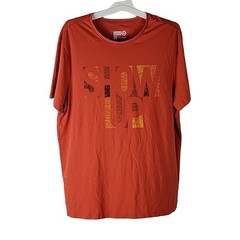 Epic Black History Month “Show Up” Short Sleeve Tee, Red, Sz S, NWT