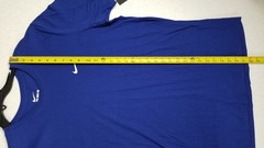 NIKE SWOOSH OUTFIT SHIRT + SHORTS SET ROYAL BLUE BLACK NEW (SIZE XL)