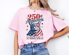 Free As a Cat Shirt, USA 1776–2026 T-Shirt, 250th Years of Shirt