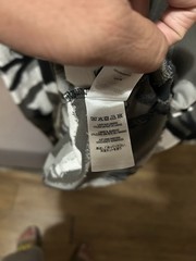 Supreme SS21 Intarsia Grey Snow Camo T-Shirt Size XL