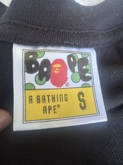 A Bathing Ape BAPE Big Ape Head Short Sleeve Crew Neck T-Shirt Black (Size S)