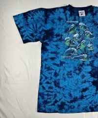 Vintage 90s Aboriginal Art Bottlenose Dolphins Ocean Single Stitch T-shirt Sz XL