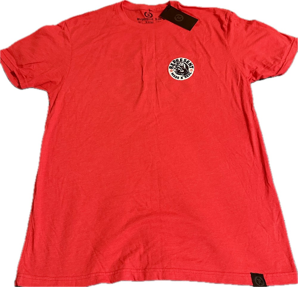 Represent T Shirt Signature Poly Cotton Blend Large