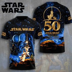 Star Wars Episode IV A New Hope 50th Anniversary 3D Apparel AOP Shirt S-5XL
