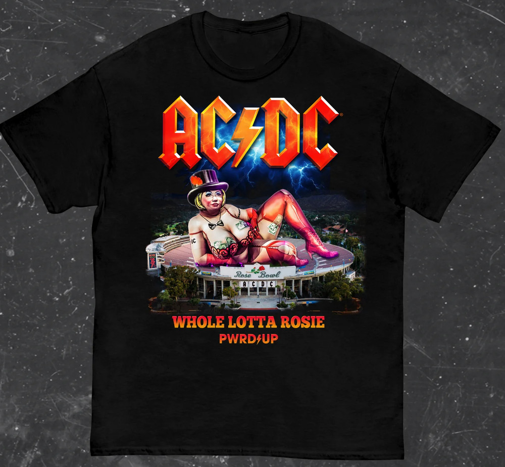 New AC DC Rock and Roll Shirt S-234XL Gift Family Black D905