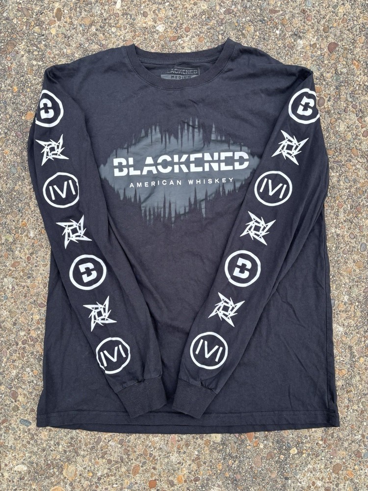 NEW Metallica BLACKENED American Whiskey L/S Promo Shirt megadeth mastodon RARE!