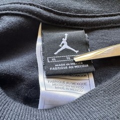 JORDAN BRAND Retro 85-08 Sneaker Graphic T-Shirt Mens XL Black Air Jordan 1