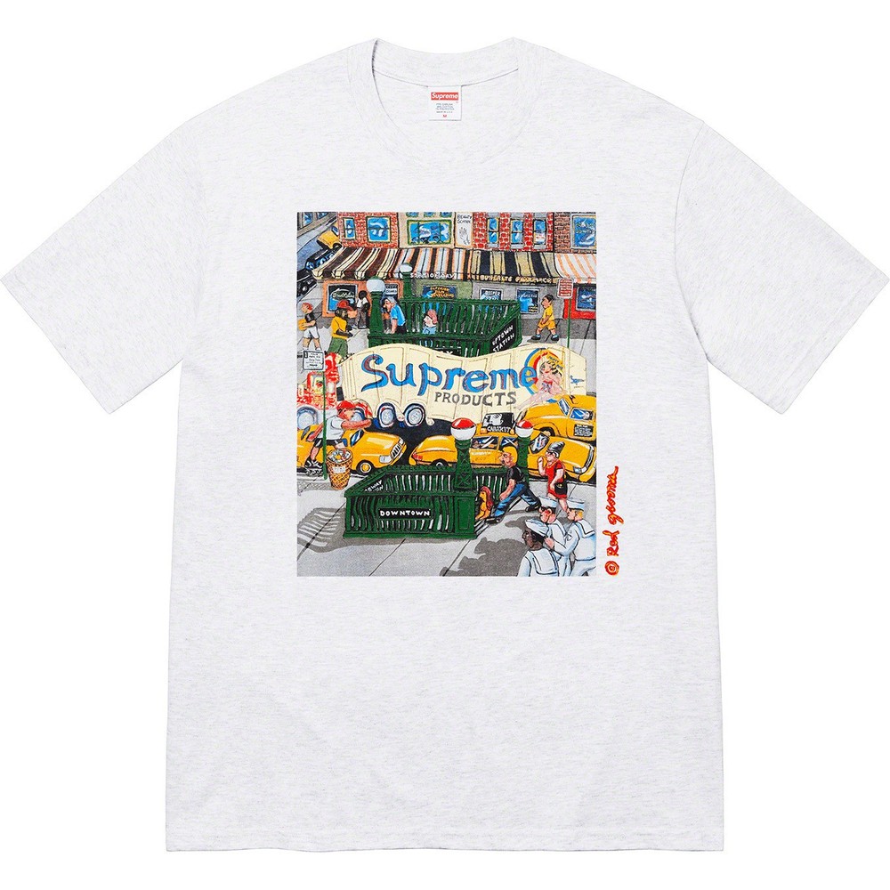 *SEALED* Supreme Manhattan Tee (SS22) Ash Grey – Size S