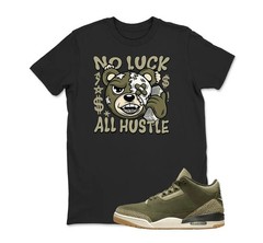 Shirt To Match JD 3 Olive Family Affair Medium, BLACK/WHITE