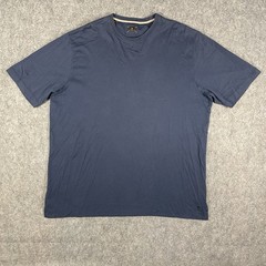 Left coast Tee T-Shirt Mens 2XL XXL Blue Crewneck Short Sleeve Pima Cotton