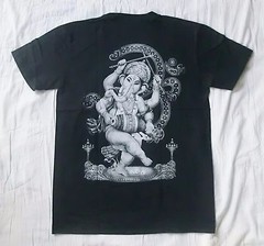 Dancing Ganesh medium black t-shirt