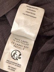 Outerknown Saltwater Slub T Shirt Mens L Brown Pocket Tee 100% Organic Cotton