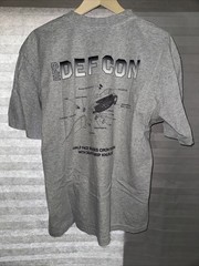 Defcon Group x Half Face Blades HFB Heavyweight Tee Grey