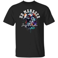 HR manager funny Personalized Unisex T-shirt Custom Human Resources Black