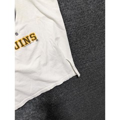 Boston Bruins V Neck T Shirt Vintage Large Graphic Tee White Women’s