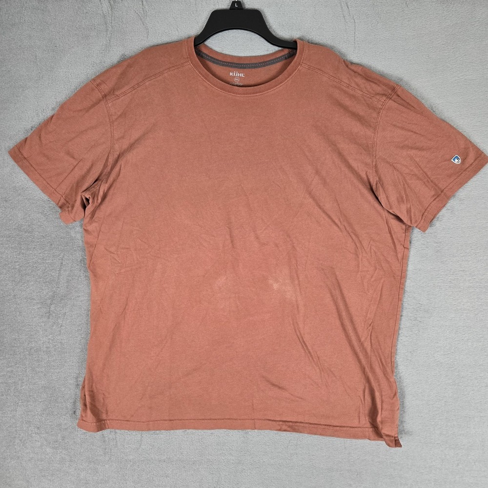 Kuhl Shirt Mens 3XL Orange Bravado Wildfibre Organic Cotton Outdoor Soft