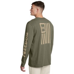 Under Armour 1386754 Men’s UA Freedom Flag T-Shirt Long Sleeve Tee