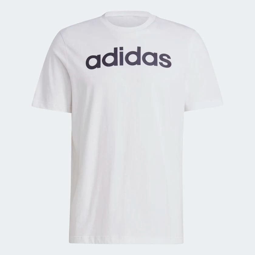 ADIDAS T-SHIRT M LIN SJ – WHITE/BLACK – IC9276