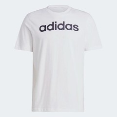 ADIDAS T-SHIRT M LIN SJ – WHITE/BLACK – IC9276