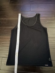 Xuba Black Fishnet Mesh Tank Top Mens XL Beach Sports Athletic