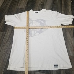 Sean John Classic Logo T-Shirt White Crown XL Diddy Y2k Hiphop Relaxed
