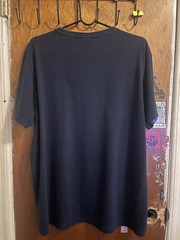 City Lab 100% Premium Cotton Black Crew Neck T-Shirt Size Large