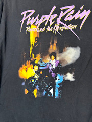 Prince Purple Rain Black T Shirt Size 2X Prince and the Revolution 100% cotton