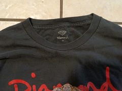 Vtg Xl Long Sleeve diamond supply co T-shirt Graphic Design Y2K Grunge