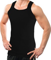 Different Touch Men’s G-unit Style Tank Tops Square Cut Muscle Rib A-Shirts, …