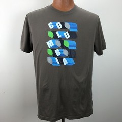 Columbia Sportswear Olive Drab Green XL Graphic T Shirt Short Sleeve Leaves