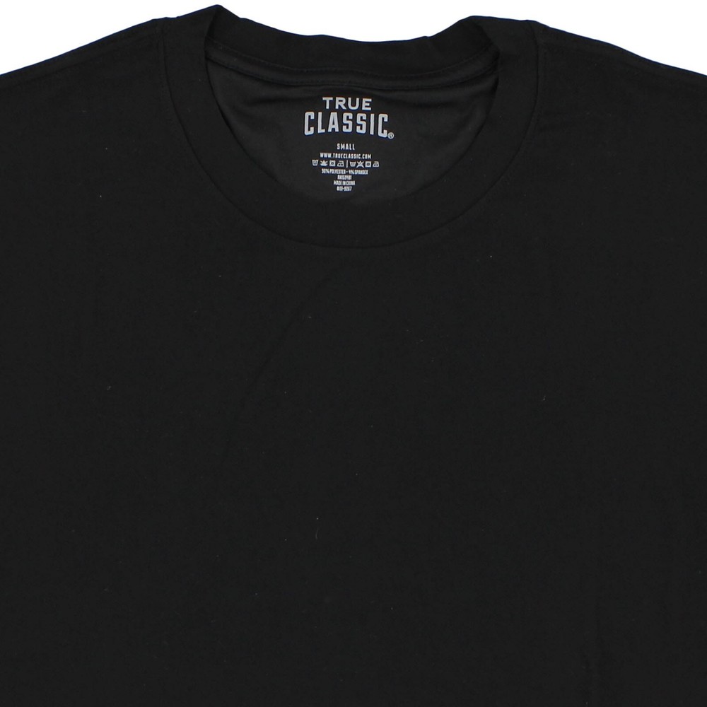 True Classic Men’s Short Sleeve Shirt Active Crew Neck Tagless Moisture Wicking