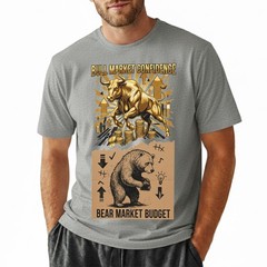 Bull Market Confidence Bear Market Budget Funny Trading T-shirt, Crypto Meme Tee