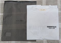 Fear of God Essentials Classic Tee ‘Bright White’ XS Size Oversized T-Shirt SS25