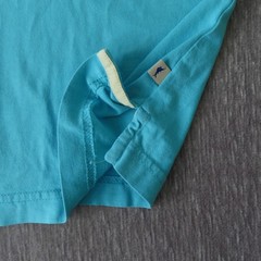 Tommy Bahama Shirt Men XL Blue Pima Cotton Bali High Tide V-Neck T-Shirt Outdoor