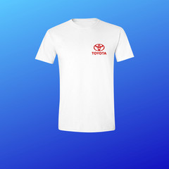 Toyota T-Shirt Chest Logo Tundra Tacoma Scion Supra 4 Runner with FREE DECAL!!