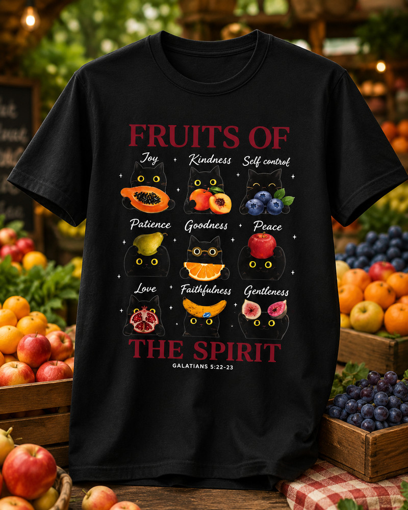 Fruit Of The Spirit T-Shirt Stylish Christian