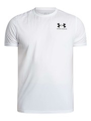 Under Armour Men’s HeatGear Fitted Logo T-Shirt, White