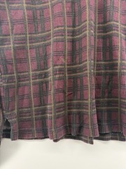 Vintage Northwest Territory Men’s Waffle Knit Henley Shirt Red XL