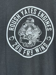 NASCAR Men’s Double Sided Graphic Print Roush Yates Racing Engines Tee Size M