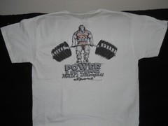 NEW POWER LIFTING : “DTG” PRINT On 100% COTTON WHITE T-SHIRT SIZE 3XX