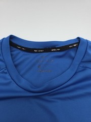 Swim Miami Nike T-Shirt Men Large Graphic Print Blue UPF 40+..#45917