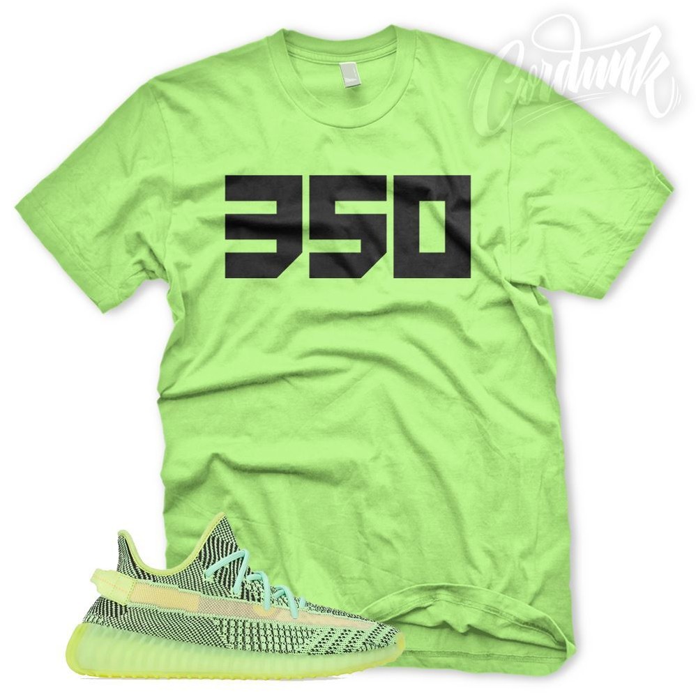 New “350” T Shirt for Adidas YZ Boost 350 YeezReel Non Reflective Glow