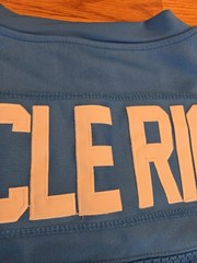 Headgear Classics Napoleon Dynamite Uncle Rico Jersey L 2004 Blue #82 Jon Gries