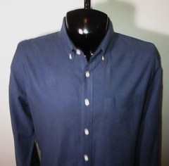 FAHERTY Blue Long Sleeve “Oxford” Shirt Men’s Size XL