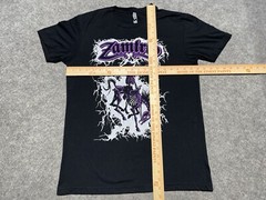 ZAMTRIP Rock n ROll Band Black Shirt Medium Ride ’em Rodeo Cowboy Lightning Tour