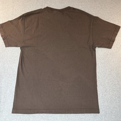 Y2K AC/DC High Voltage Band T Shirt Brown Graphic Rock Tee Men L Distressed Logo